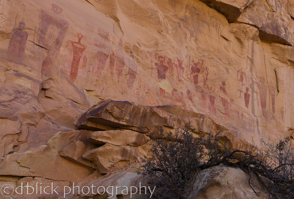 Sego Canyon pictographs - Utah