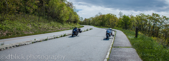 Busa and FJR on the Blue Ridge Pkwy
